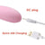 Svakom - Keri Clit Vibrator (Pale Pink) -  Clit Massager (Vibration) Rechargeable  Durio.sg