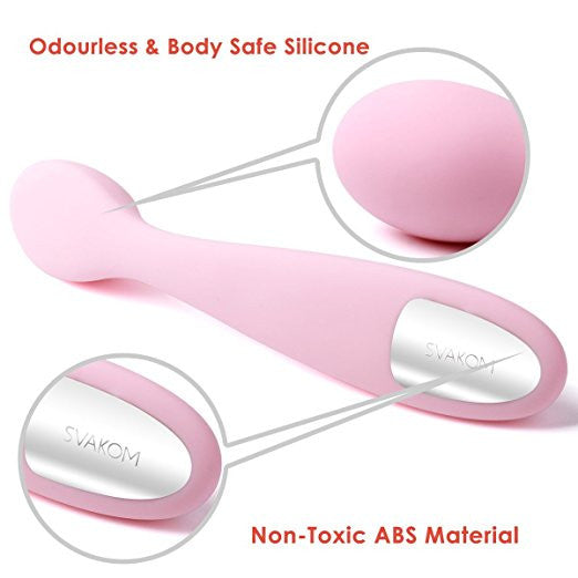 Svakom - Keri Clit Vibrator (Pale Pink) -  Clit Massager (Vibration) Rechargeable  Durio.sg