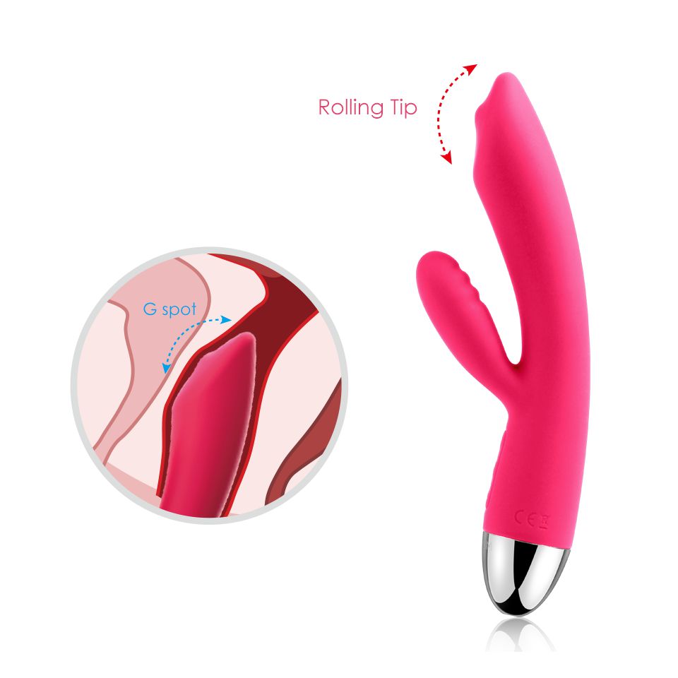 Svakom - Trysta Rabbit Vibrator (Red) -  Rabbit Dildo (Vibration) Rechargeable  Durio.sg