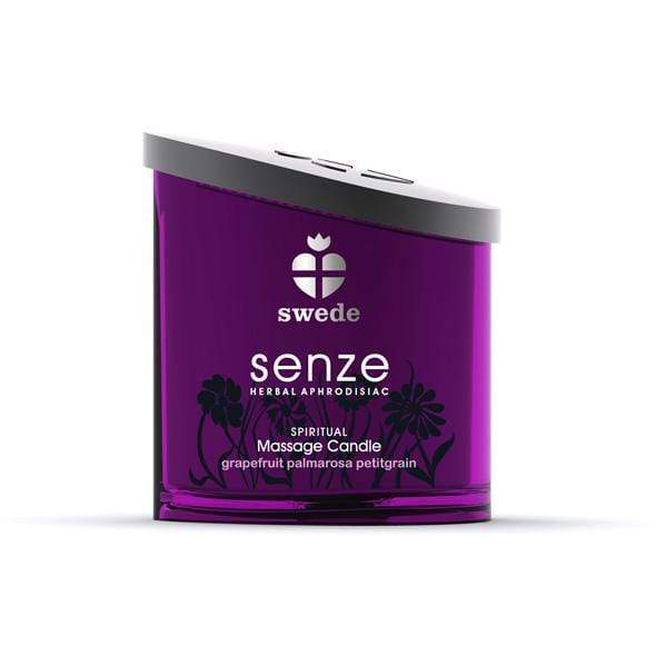 Swede - Senze Herbal Aphrodisiac Spiritual Massage Candle Grapefruit Palmarosa Petitgrain 150ml -  Massage Candle  Durio.sg