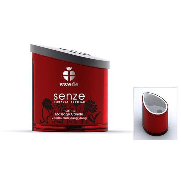 Swede - Senze Herbal Aphrodisiac Teasing Massage Candle Vanilla Chilli Ylang Ylang 150ml -  Massage Candle  Durio.sg