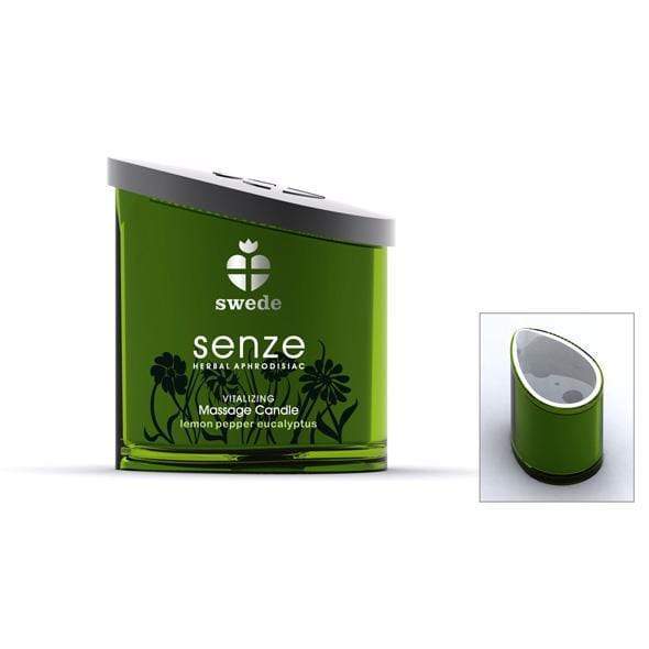 Swede - Senze Herbal Aphrodisiac Vitalizing Massage Candle Lemon Pepper Eucalyptus 150ml -  Massage Candle  Durio.sg