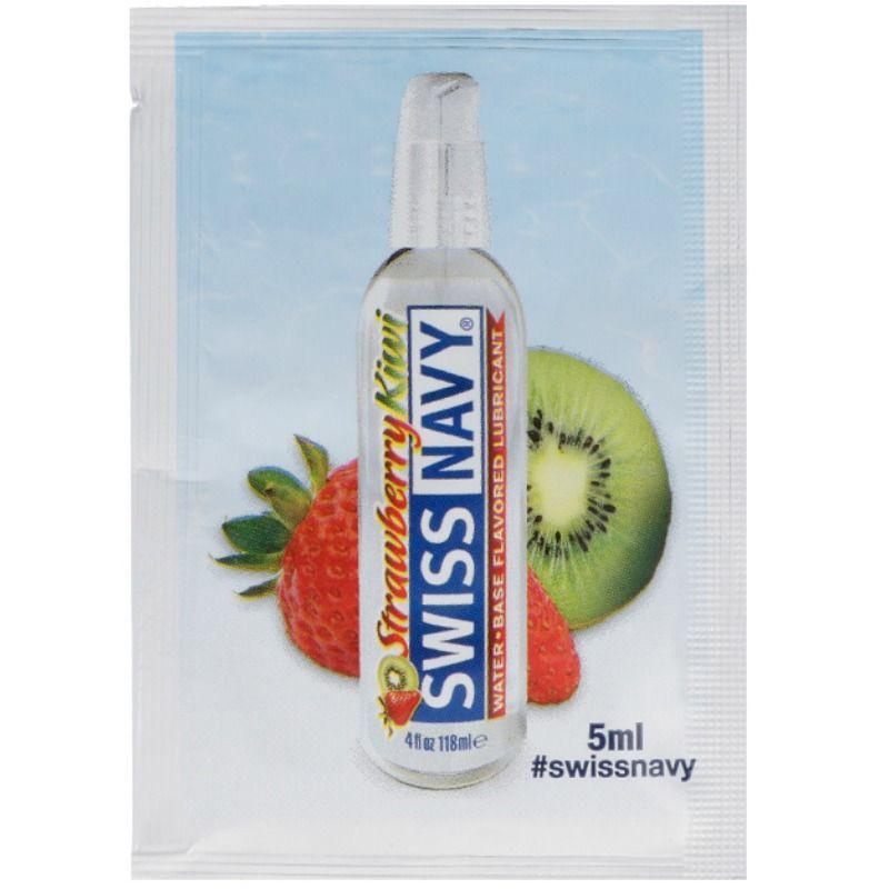 Swiss Navy - Strawberry Kiwi Water Based Flavored Lubricant 5ml -  Lube (Water Based)  Durio.sg