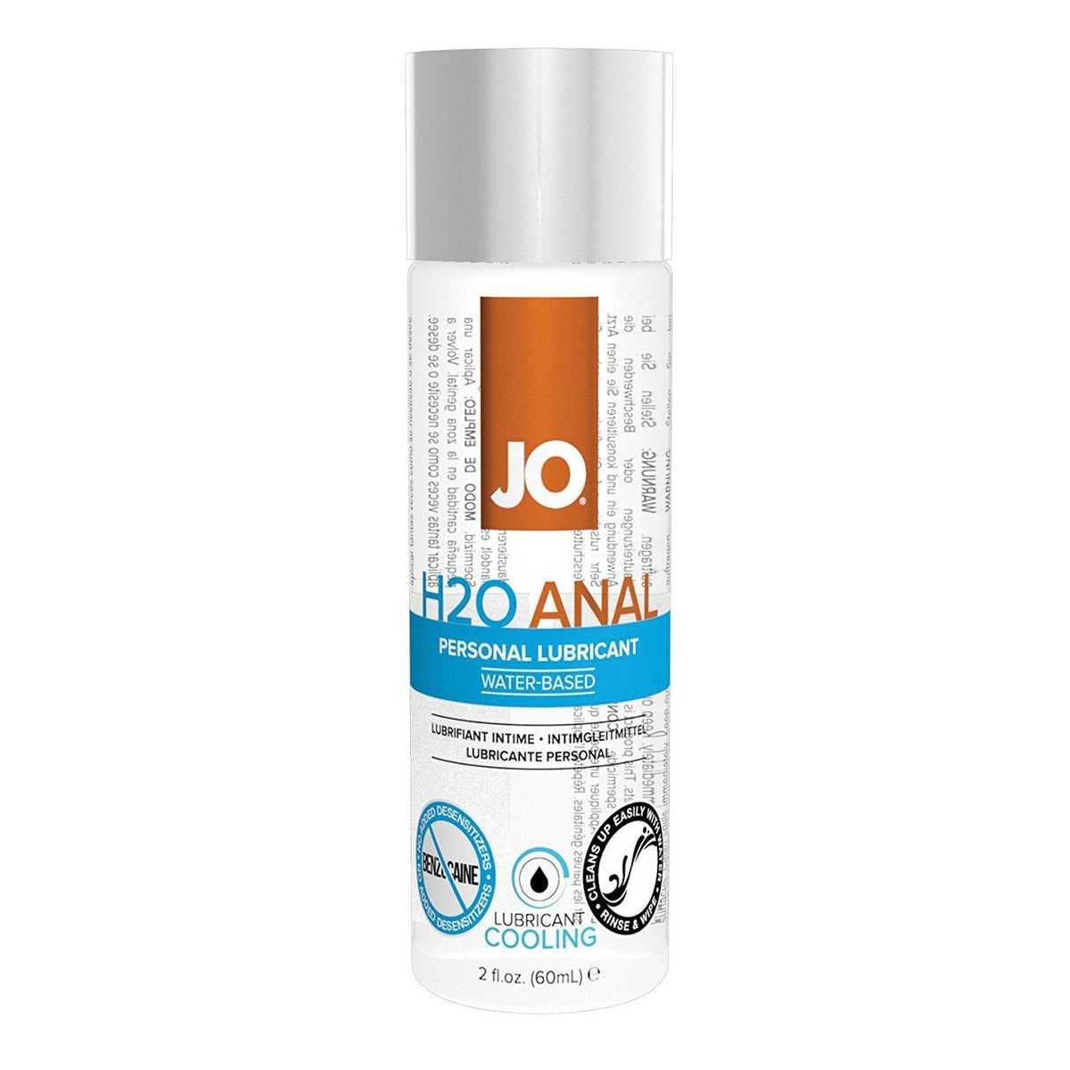 System JO - Anal H2O Lubricant 60 ml (Cooling) -  Anal Lube  Durio.sg