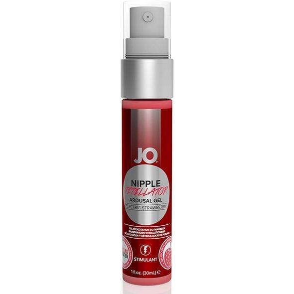 System JO - Electric Strawberry Nipple Titillator Arousal Gel 30ml -  Arousal Gel  Durio.sg