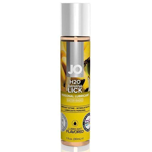System JO - H2O Banana Lick Flavored Water Based Personal Lubricant 30ml -  Lube (Water Based)  Durio.sg