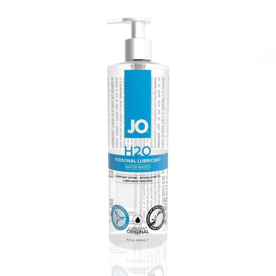 System JO - H2O Lubricant 480 ml (Lube) -  Lube (Water Based)  Durio.sg