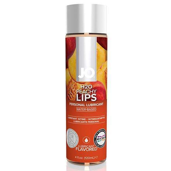 System JO - H2O Peachy Lips  Flavored Water Based Personal Lubricant 120ml -  Lube (Water Based)  Durio.sg
