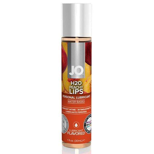 System JO - H2O Peachy Lips Flavored Water Based Personal Lubricant 30ml -  Lube (Water Based)  Durio.sg