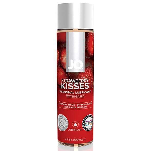 System JO - H2O Strawberry Kisses Flavored Water Based Personal Lubricant 120ml -  Lube (Water Based)  Durio.sg
