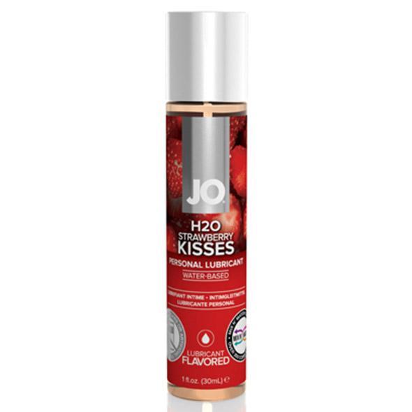 System JO - H2O Strawberry Kisses Flavored Water Based Personal Lubricant 30ml -  Lube (Water Based)  Durio.sg