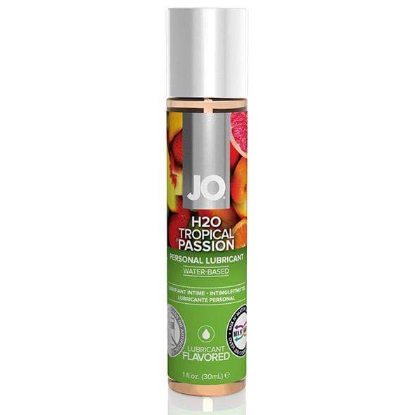 System JO - H2O Tropical Passion Flavored Water Based Personal Lubricant 30ml -  Lube (Water Based)  Durio.sg