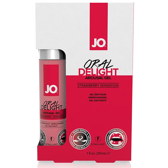 System Jo - Oral Delight Stimulating Arousal Gel Strawberry Sensation 30 ml -  Arousal Gel  Durio.sg