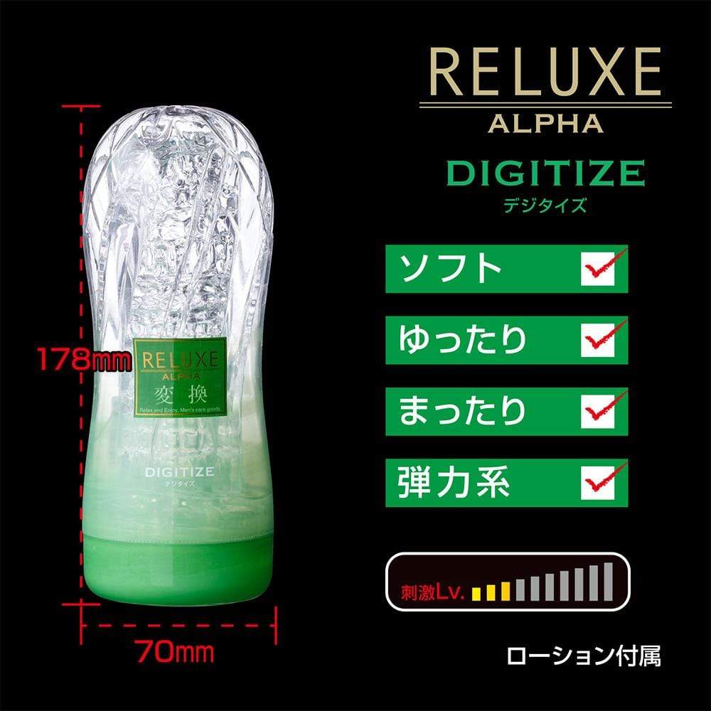 T-Best - Reluxe Alpha Digitize Soft Stroker Soft Type (Clear) -  Masturbator Soft Stroker (Non Vibration)  Durio.sg