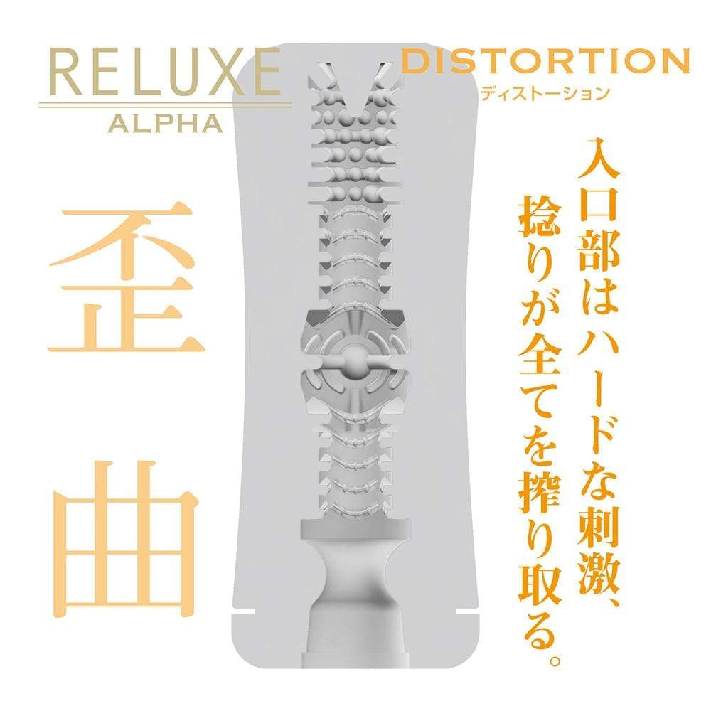 T-Best - Reluxe Alpha Distortion Soft Stroker Hard Type (Clear) -  Masturbator Soft Stroker (Non Vibration)  Durio.sg