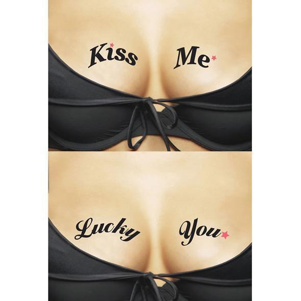 Ta-ta-toos - Kiss Me &amp; Lucky You Tattoos -  Tattoo  Durio.sg