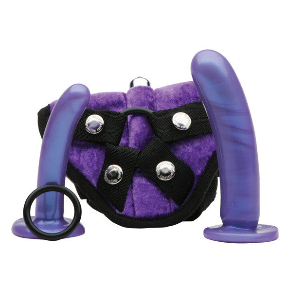 Durio.sg: Tantus - Bend Over Beginner Strap On Harness Kit (Purple) Strap On  with Non hollow Dildo for Female (Non Vibration)