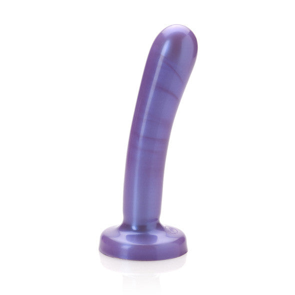Tantus - Silk Dildo Large (Purple) -  Strap On with Non hollow Dildo for Female (Non Vibration)  Durio.sg