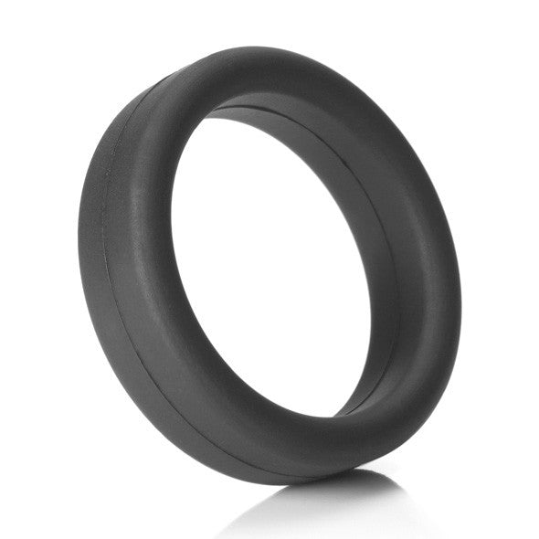 Tantus - Super Soft C-Ring (Black) -  Silicone Cock Ring (Non Vibration)  Durio.sg