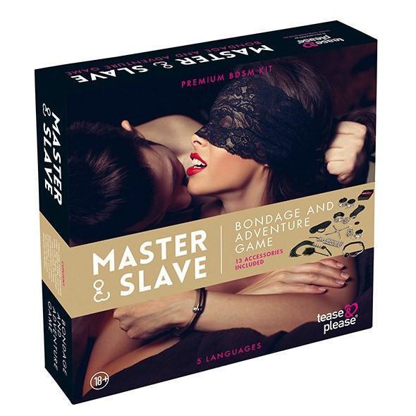 Tease&Please - Master & Slave Bondage Game (Black) -  BDSM Set  Durio.sg