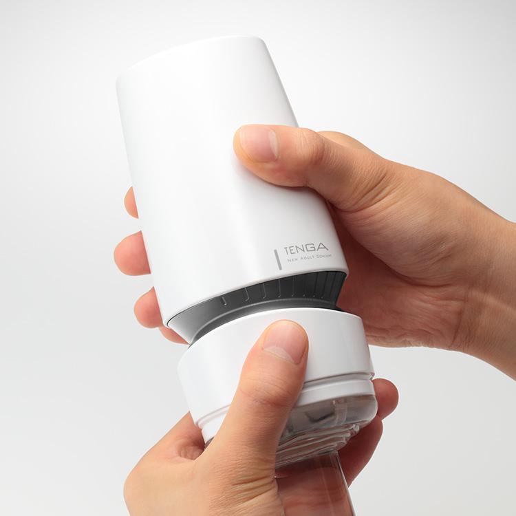 Tenga - Aero Silver Ring Masturbator (White) -  Masturbator Soft Stroker (Non Vibration)  Durio.sg