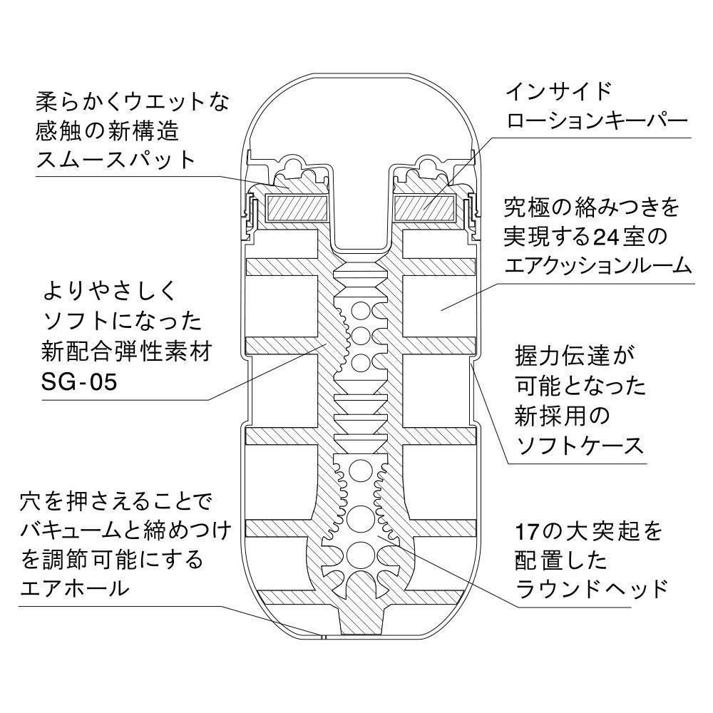 Tenga - Air Cushion Cup Masturbator (Special Soft Edition) -  Masturbator Non Reusable Cup (Non Vibration)  Durio.sg