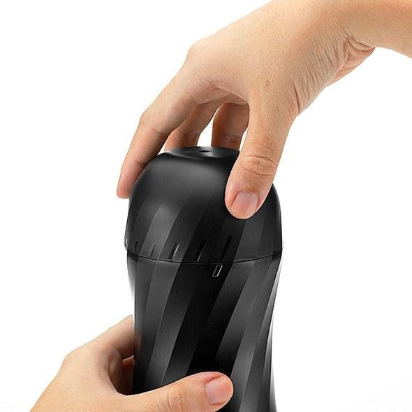 Tenga - Air-Tech Twist Reusable Vacuum Cup (Ripple) -  Masturbator Resusable Cup (Non Vibration)  Durio.sg