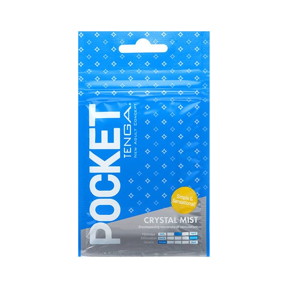 Tenga - Crystal Mist Pocket Soft Stroker Masturbator (Blue) -  Masturbator Soft Stroker (Non Vibration)  Durio.sg