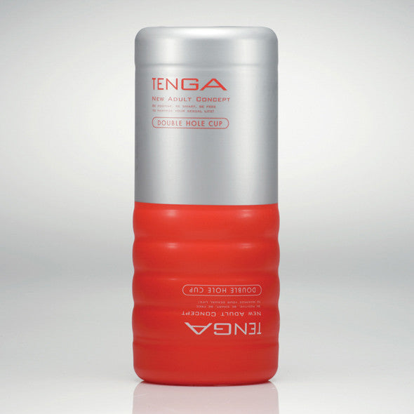 Tenga - Double Hole Cup Masturbator -  Masturbator Non Reusable Cup (Non Vibration)  Durio.sg
