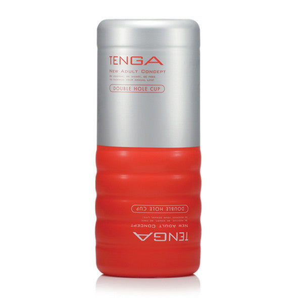 Tenga - Double Hole Cup Masturbator -  Masturbator Non Reusable Cup (Non Vibration)  Durio.sg