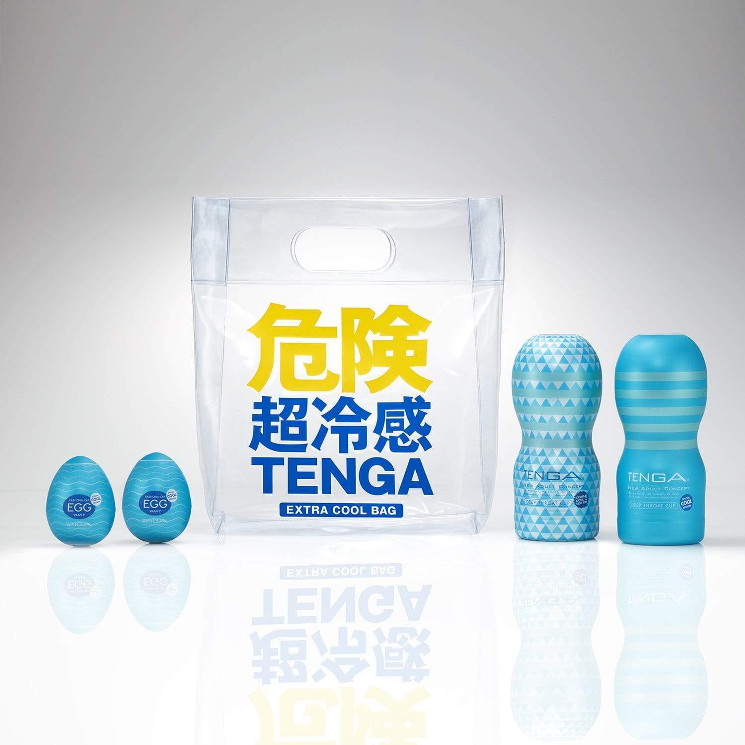 Tenga - Extra Cool Bag Accessory (Clear) -  Masturbator Non Reusable Cup (Non Vibration)  Durio.sg