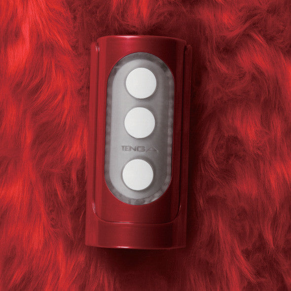 Tenga - Flip Hole Masturbator (Red) -  Masturbator Soft Stroker (Non Vibration)  Durio.sg
