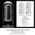 Tenga - Flip Zero 0 Electronic Vibration Masturbator (Black) -  Masturbator Soft Stroker (Vibration) Rechargeable  Durio.sg