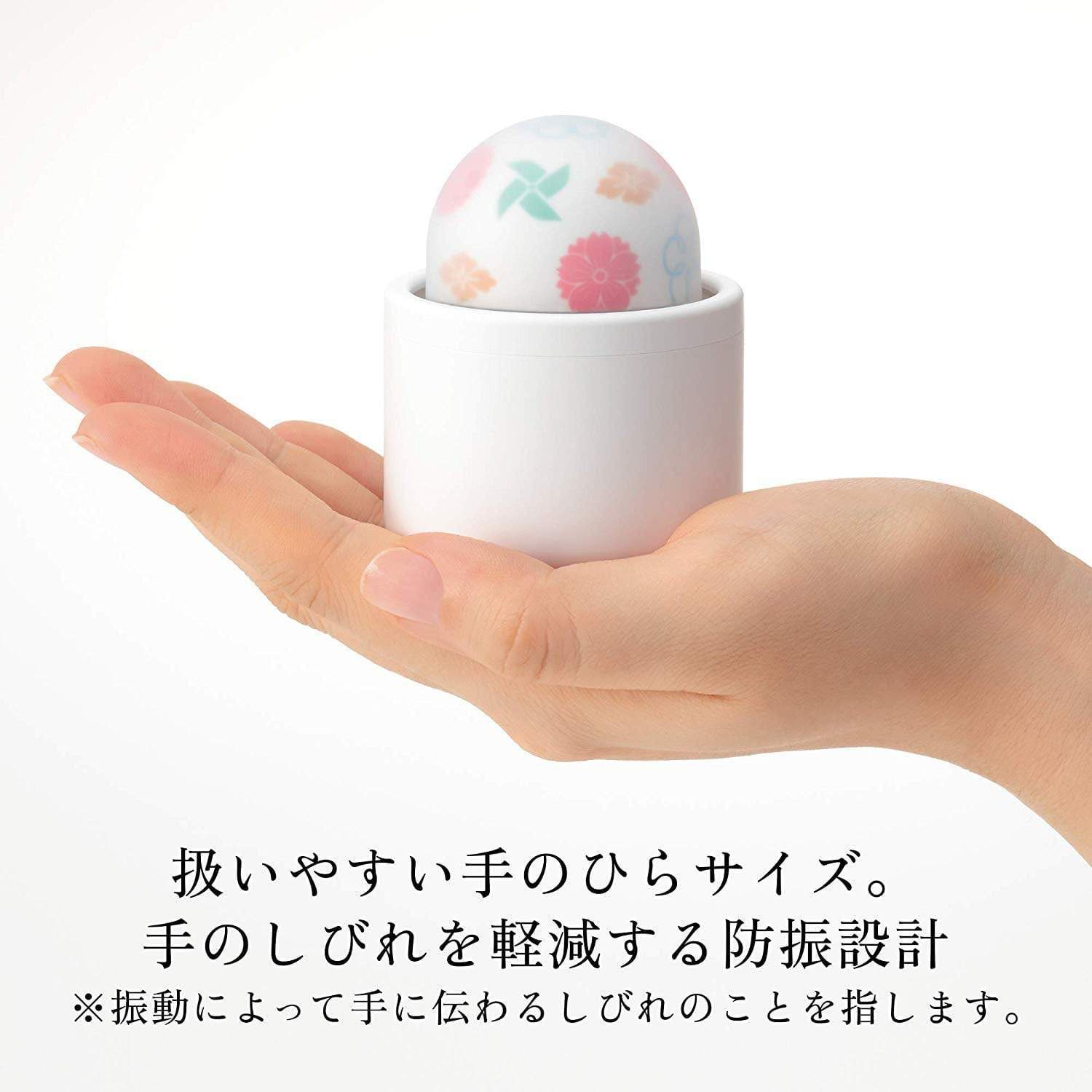 Tenga - Iroha Kaze-Temari Clit Massager (White) -  Clit Massager (Vibration) Rechargeable  Durio.sg