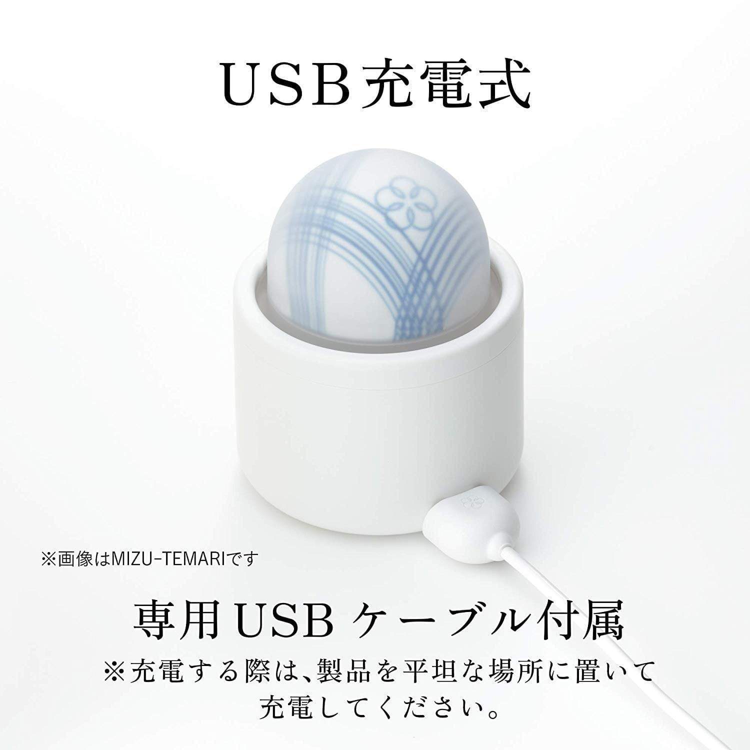 Tenga - Iroha Kaze-Temari Clit Massager (White) -  Clit Massager (Vibration) Rechargeable  Durio.sg