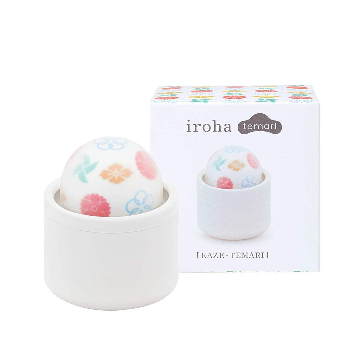 Tenga - Iroha Kaze-Temari Clit Massager (White) -  Clit Massager (Vibration) Rechargeable  Durio.sg