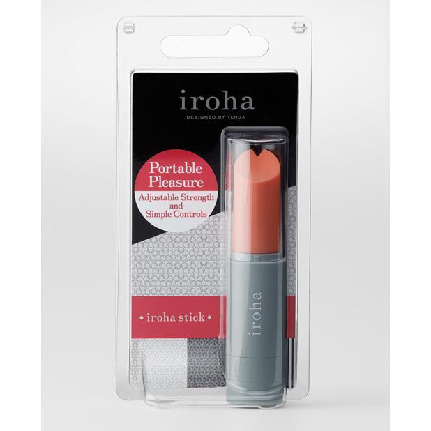 Tenga - Iroha Stick Discreet Vibrator (Grey/Beige) -  Discreet Toys  Durio.sg