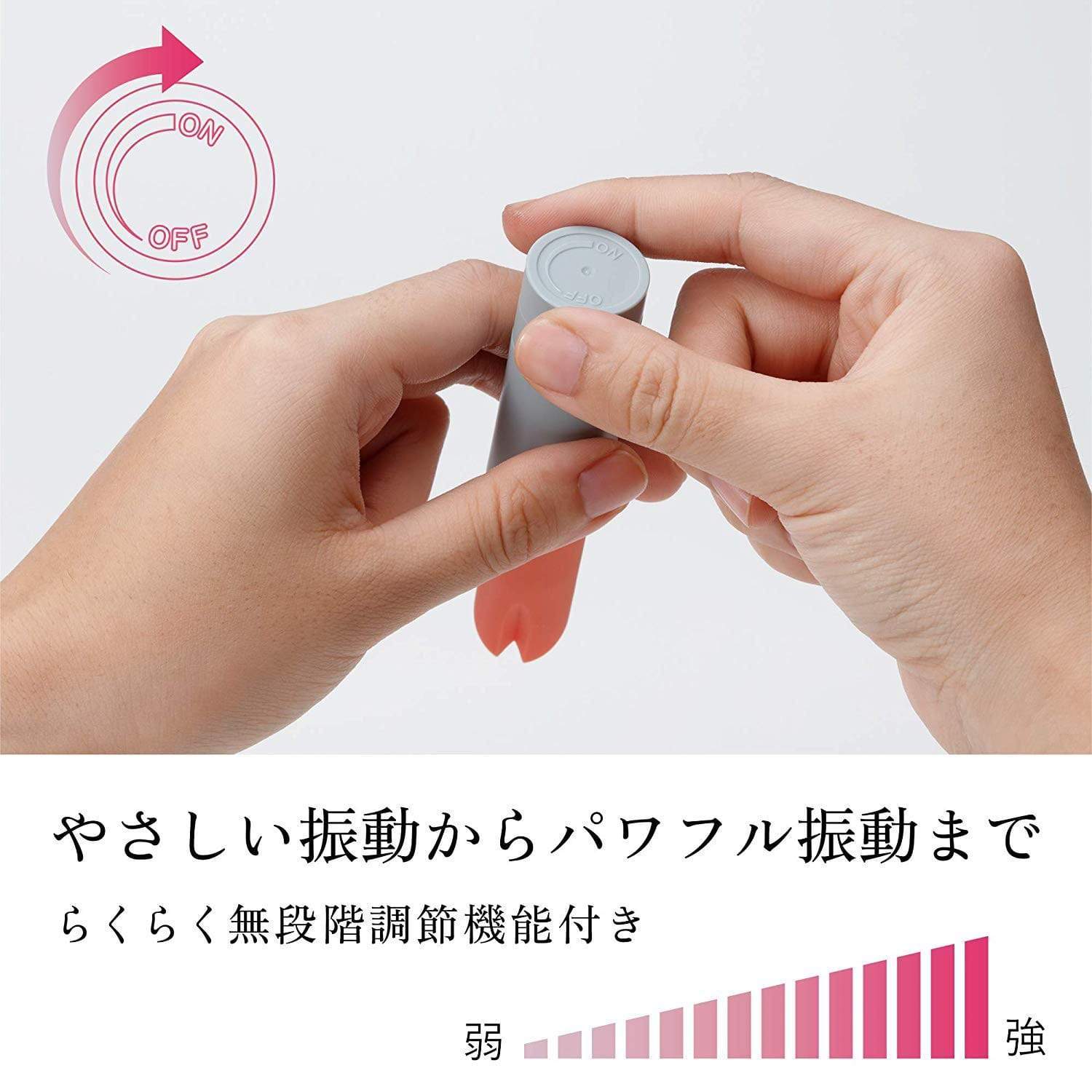 Tenga - Iroha Stick Discreet Vibrator (White/Pink) -  Discreet Toys  Durio.sg
