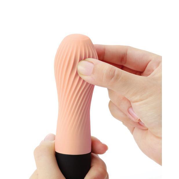 Tenga - Iroha Zen Hanacha Clit Massager (Orange) -  Clit Massager (Vibration) Non Rechargeable  Durio.sg