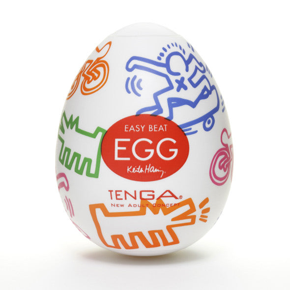 Tenga - Keith Haring Egg Street Masturbator -  Masturbator Egg (Non Vibration)  Durio.sg