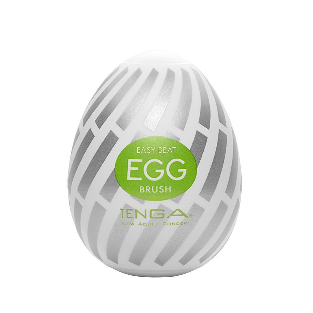 Tenga - Masturbator Egg Brush (White) -  Masturbator Egg (Non Vibration)  Durio.sg