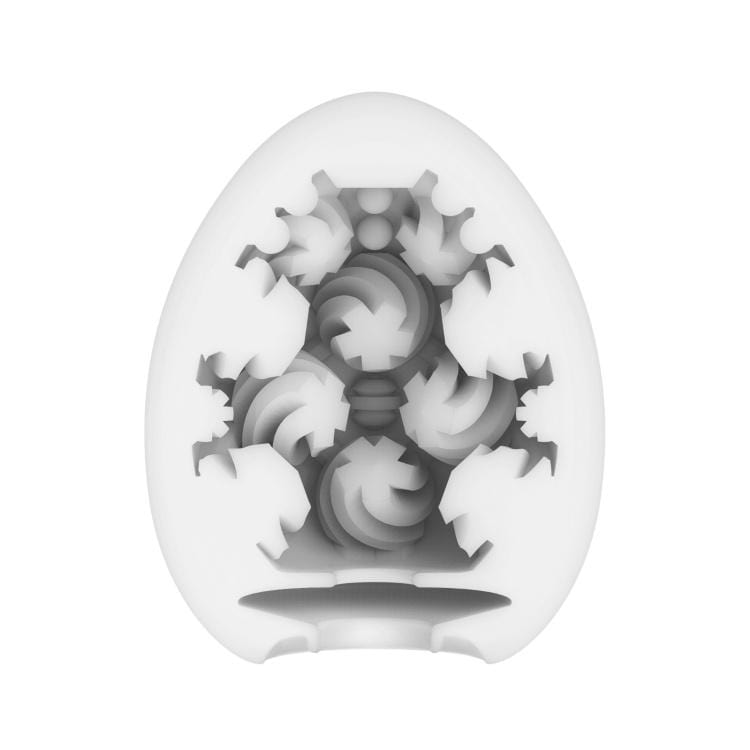 Tenga - Masturbator Egg Curl (Pink) -  Masturbator Egg (Non Vibration)  Durio.sg