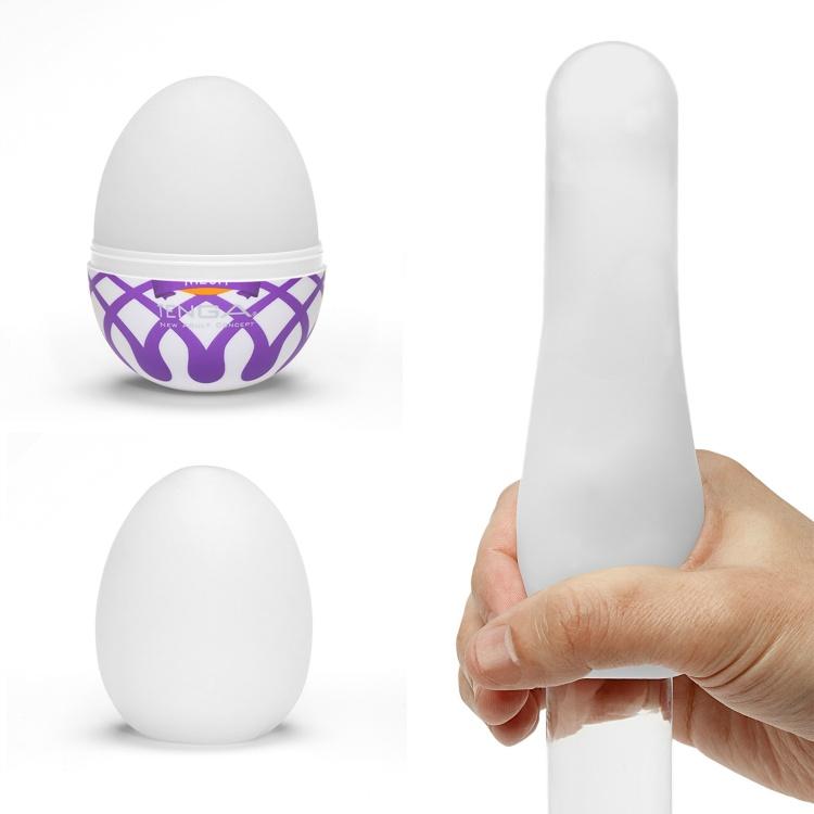 Tenga - Masturbator Egg Mesh (Purple) -  Masturbator Egg (Non Vibration)  Durio.sg