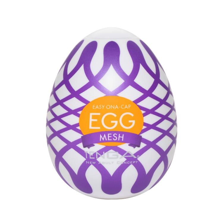 Tenga - Masturbator Egg Mesh (Purple) -  Masturbator Egg (Non Vibration)  Durio.sg