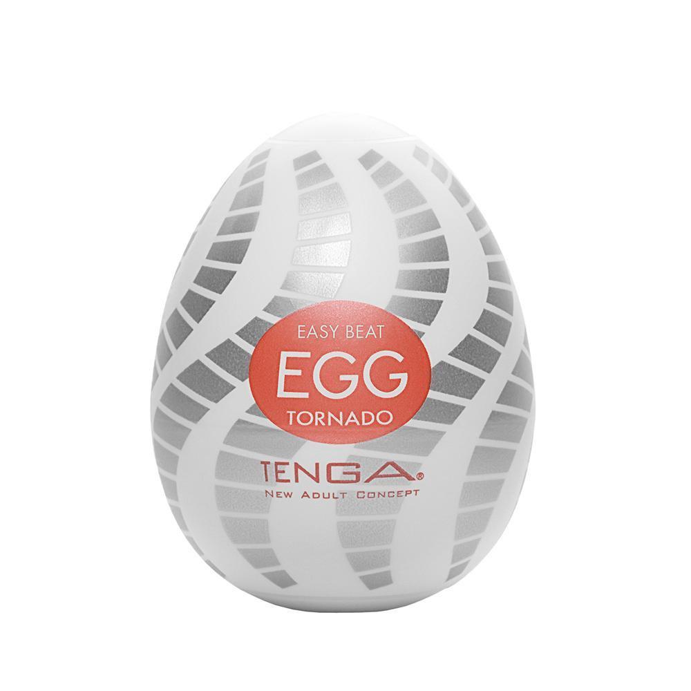 Tenga - Masturbator Egg Tornado (White) -  Masturbator Egg (Non Vibration)  Durio.sg