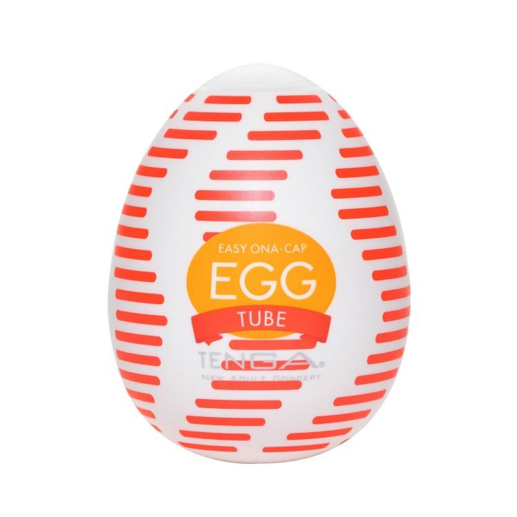 Tenga - Masturbator Egg Tube (Red) -  Masturbator Egg (Non Vibration)  Durio.sg