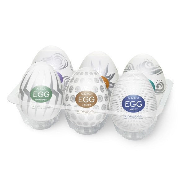 Tenga - Masturbator Egg Value Pack (6 Tenga Eggs) -  Masturbator Egg (Non Vibration)  Durio.sg