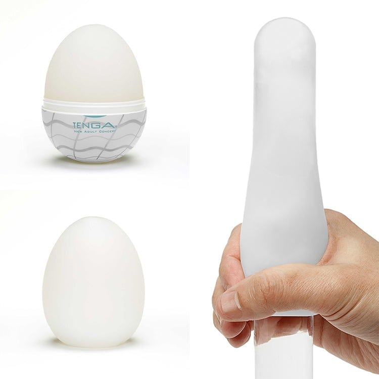 Tenga - Masturbator Egg Wavy 2 Cool Edition (Blue) -  Masturbator Egg (Non Vibration)  Durio.sg