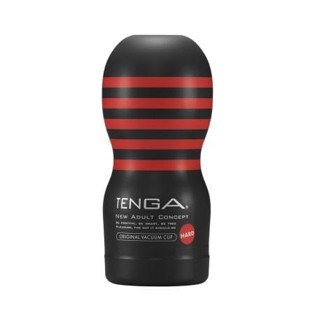 Tenga - New Original Vacuum Cup Masturbator Hard (Black) -  Masturbator Non Reusable Cup (Non Vibration)  Durio.sg