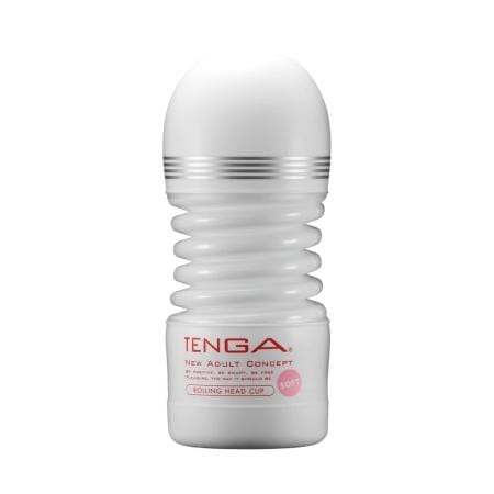 Tenga - New Rolling Head Cup Masturbator Soft (White) -  Masturbator Non Reusable Cup (Non Vibration)  Durio.sg